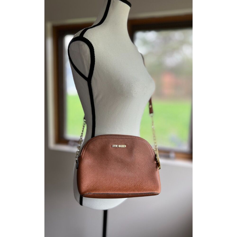 Steve Madden BMaggie Dome Faux Leather Crossbody Bag